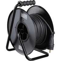 Удлинитель Topfort метал. КГ 3x2,5 кв.мм 50м 16А 4 гнезда с/з.,с/загл.,IP44