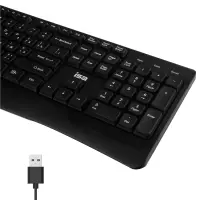 Клавиатура проводная ISA KB-04 черная