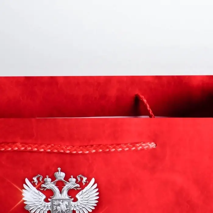 Пакет подарочный ламинированный, упаковка, «23 февраля!», S 12 х 15 х 5.5 см