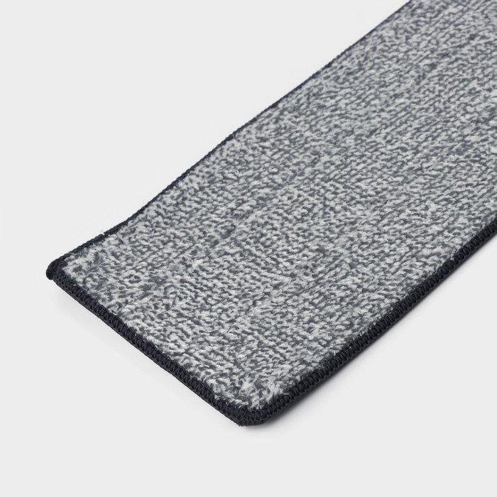 Насадка для швабры на липучке Доляна, микрофибра, 1 карман, 32×12 см Насадка для швабры на липучке Доляна, микрофибра, 1 карман, 32×12 см