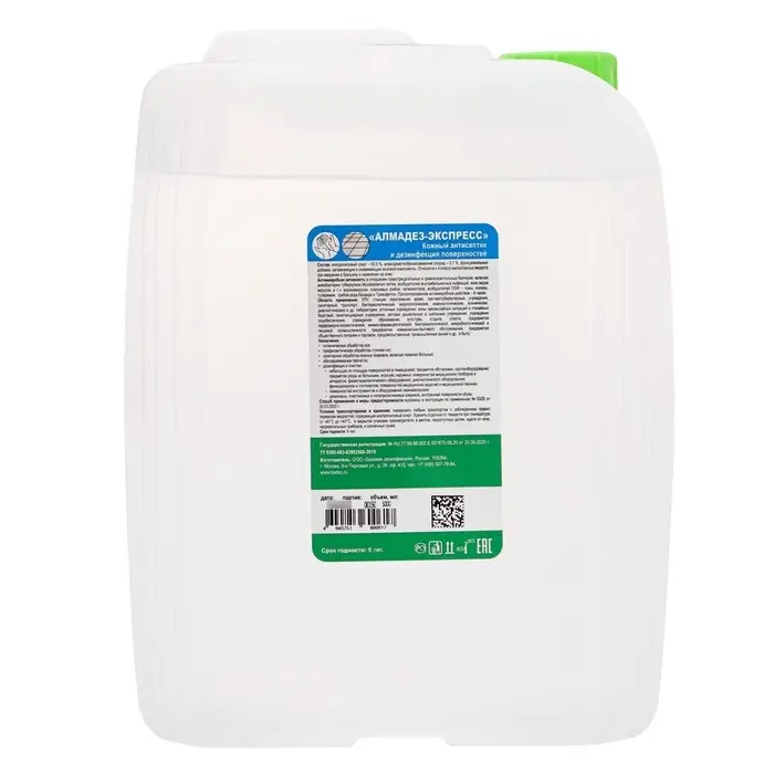 Антисептик &laquo;Алмадез-Экспресс&raquo;, кожный, дезинфекция поверхностей, 5 л