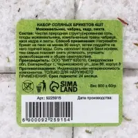 Соляной брикет набор 4 шт. &laquo;Можжевельник, чабрец, кедр, пихта&laquo; по 200 г &raquo;Добропаровъ&raquo;