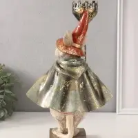Фигурка - подсвечник полистоун &laquo;Мышонок-волшебник&raquo;, 16&times;18.5&times;32 см