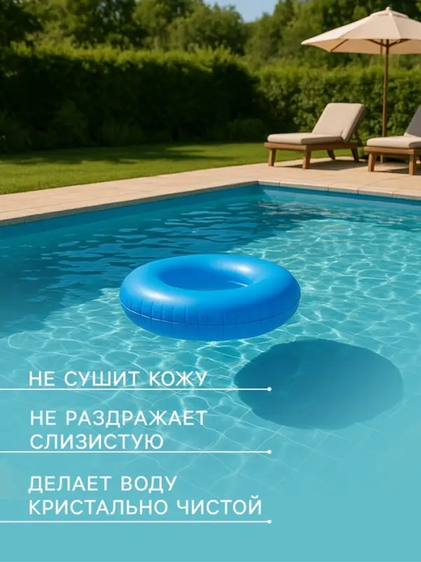 Средство я для очистки и осветления воды бассейнов Коагулянт &laquo;Супер - Пул&raquo;, 5 л
