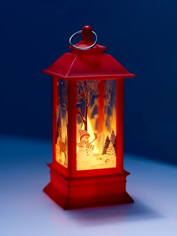 Набор светодиодных фигур, 3 шт, "Яркие фонари", 13х5.5х5.5 см, от бат.3хAG13, Т/БЕЛЫЙ