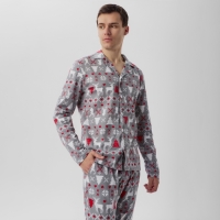 Пижама новогодняя мужская KAFTAN «Скандинавия», размер 56