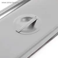 Крышка к гастроёмкости GN 1/3 Hanna Kn&ouml;vell, 32.5&times;17.6&times;1.5 см, толщина 0.6 мм, нержавеющая сталь