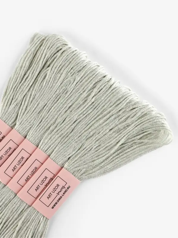 Нитки мулине №3024, 8&plusmn;1 м, набор 6 шт., меланж