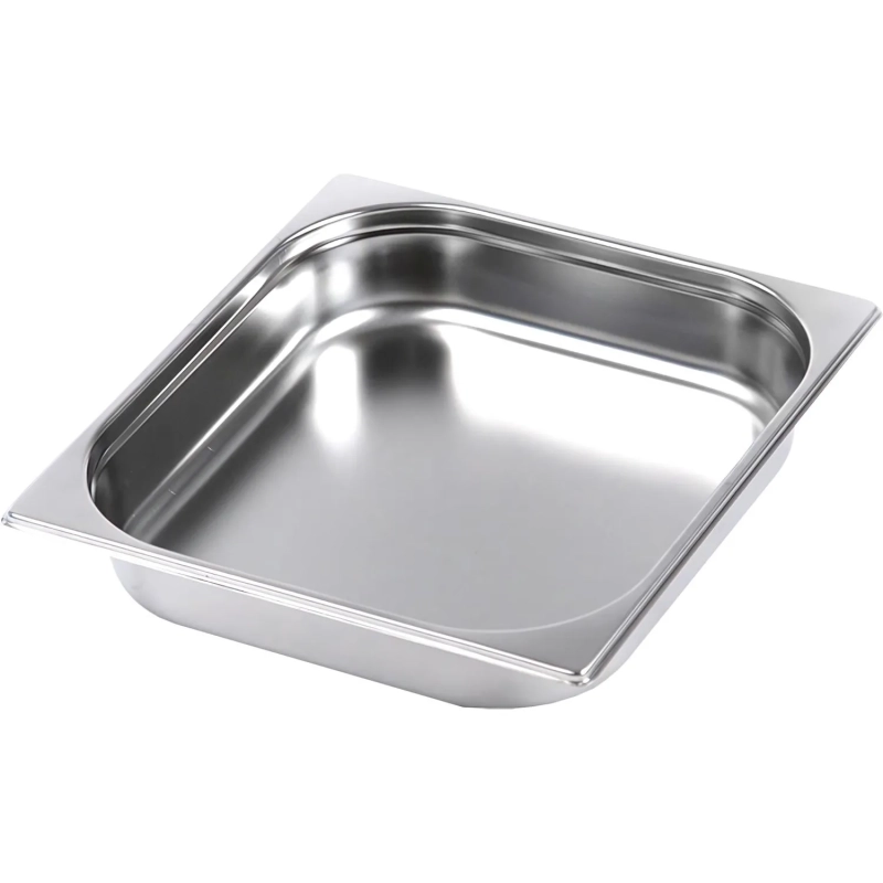 Гастроемкость LUXSTAHL нерж.сталь, GN 2/3, 32,7х35,3х6,5см, (га48)