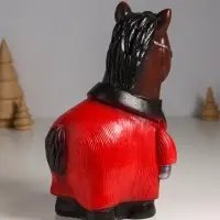 Копилка "Конь в пальто" 22,5х18х13 см, коричневый Копилка "Конь в пальто" 22,5х18х13 см, коричневый