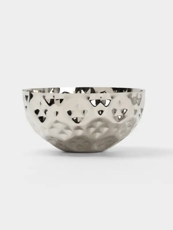 Миска гранёная, 25&times;25&times;12.5 см, нержавеющая сталь