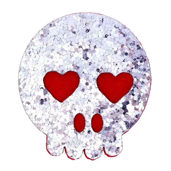 Декор на клеевой основе «Череп» набор 4 шт., размер 1 шт.: 4.1×4.5 см Декор на клеевой основе «Череп» набор 4 шт., размер 1 шт.: 4.1×4.5 см