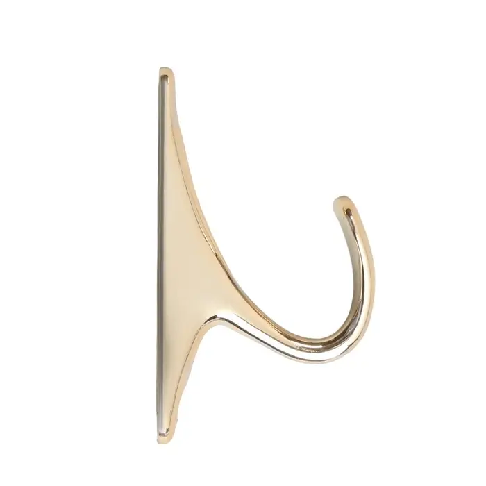 Крючок мебельный CAPPIO STANDART, однорожковый, цвет золото Крючок мебельный CAPPIO STANDART, однорожковый, цвет золото