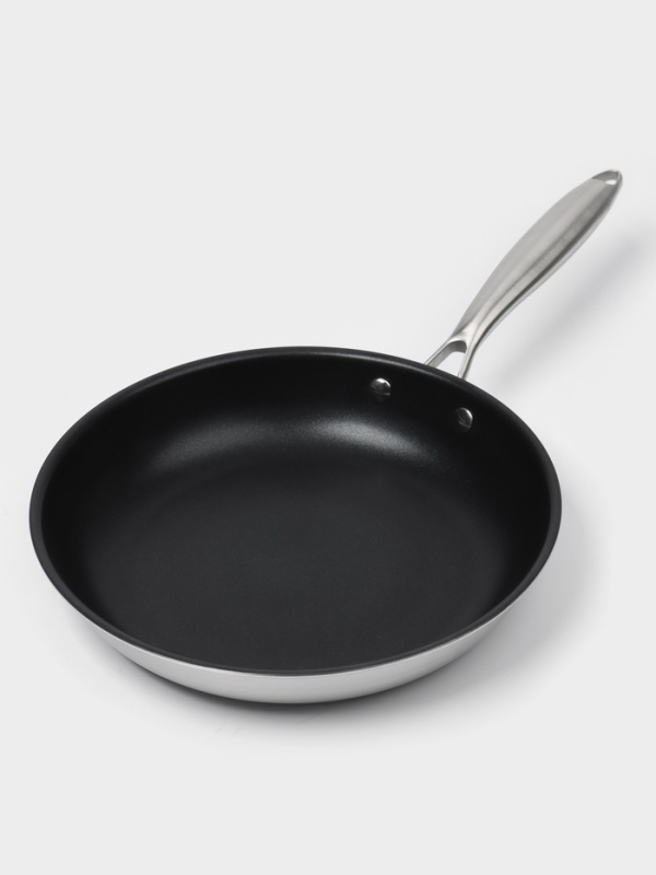 Сковорода 3Ply d=27,5 см, h=5 см, толщина 2,2 мм, индукция, антипригарное покрытие Сковорода 3Ply d=27,5 см, h=5 см, толщина 2,2 мм, индукция, антипригарное покрытие