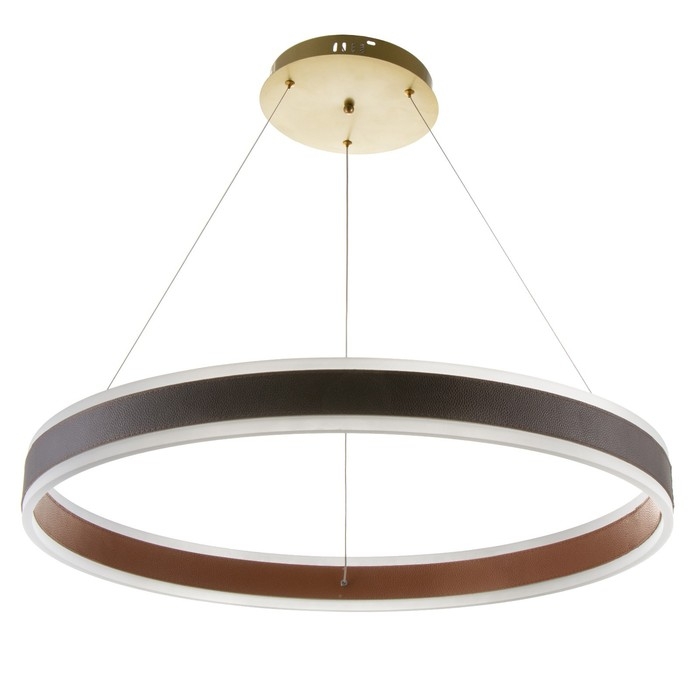 Люстра с ПДУ Люстра с ПДУ "Синтура" LED 100Вт 3000-6000К оранжевый 80х80х7-157см BayerLux