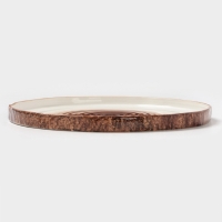 Тарелка плоская Magistro "Wood" 25см 25,3х1,8 см