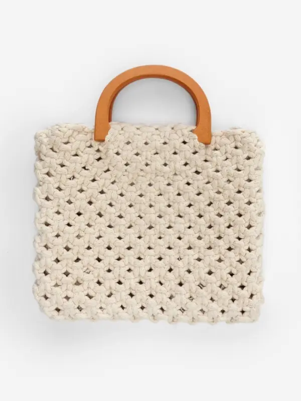 Ручки для сумки деревянные, 11.7&times;8.2 см, 2 шт., коричневые