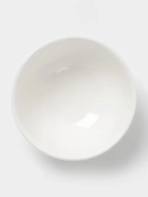 Салатник толстостенный Доляна White Label, 400 мл, d=12.5 см, фарфор, белый