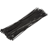Хомут стяжка нейлоновая Topfort 4х300 (3,6х300 мм) чёрный 100 шт/уп