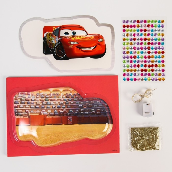 Набор для творчества «Ночник своими руками», Тачки Набор для творчества «Ночник своими руками», Тачки