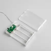 Гирлянда &laquo;Нить&raquo; 4 м, IP20, прозрачная нить, 40 LED, 2 режима, батарейки AAх3 (нет в комплекте), свечение белое