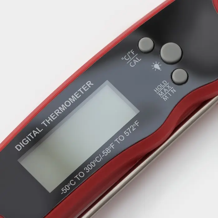 Термометр для пищи электронный на батарейках, с магнитом и открывашкой, 16&times;3.7&times;2 см