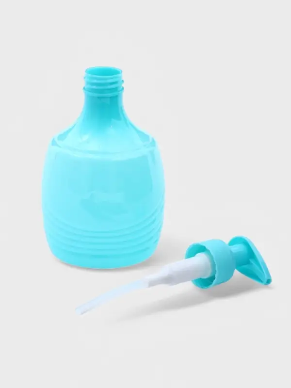 Дозатор для мыла &laquo;Волны&raquo;, 450 мл, 7.8&times;7.8&times;15.5, бирюзовый