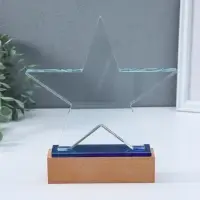 Наградная фигура стела &laquo;Звезда&raquo;, подставка 14&times;4 см, звезда 20.5&times;18.5 см, 3.5&times;20.5&times;22.5 см