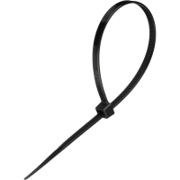 Стяжка (хомут) 200 мм x 4,5 мм,Bigtech BT-CT-200-45-B,нейлон,черн,100 шт/уп