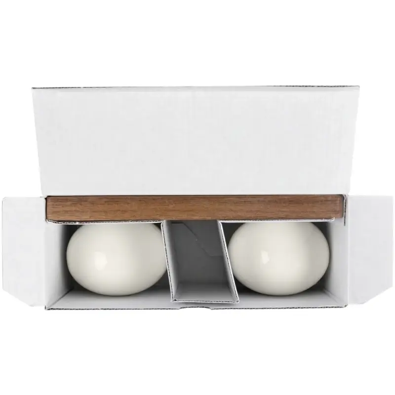 Набор из солонки и перечницы Piacente, белый