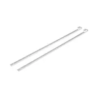 Планка для столешницы щелевая CAPPIO, 28 мм, цвет хром, набор 2 шт.