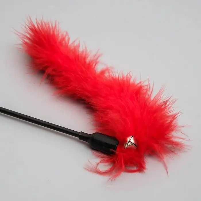 Дразнилка пуховая &laquo;Хвостик&raquo;, цвет МИКС