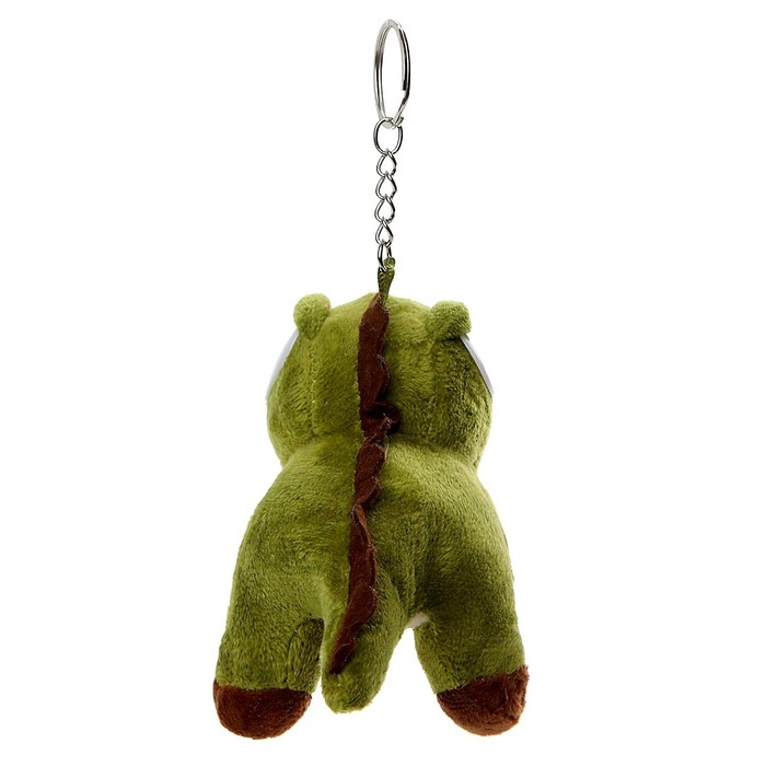 Мягкая игрушка «Динозаврик» на брелоке, 14 см, цвет МИКС Мягкая игрушка «Динозаврик» на брелоке, 14 см, цвет МИКС