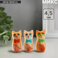 Фигурка &laquo;Кошечка мини&raquo;, 4.5&times;2.3 см, селенит, МИКС