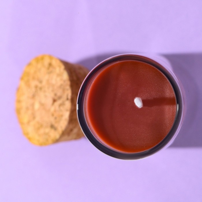 Свеча в колбе «Шоколад», высота 8 см Свеча в колбе «Шоколад», высота 8 см