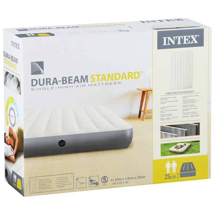 Матрас надувной Deluxe Full, 137 х 191 х 25 см, 64102 INTEX Матрас надувной Deluxe Full, 137 х 191 х 25 см, 64102 INTEX