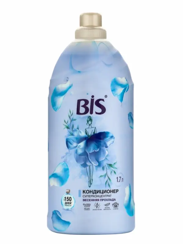 BIS Кондиционер для белья BIS Кондиционер для белья "Весенняя прохлада", концентрированный, 1,7 л
