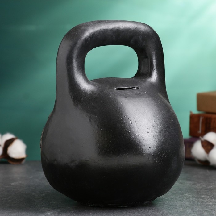 Копилка "Гиря Россия" 17х17х20см