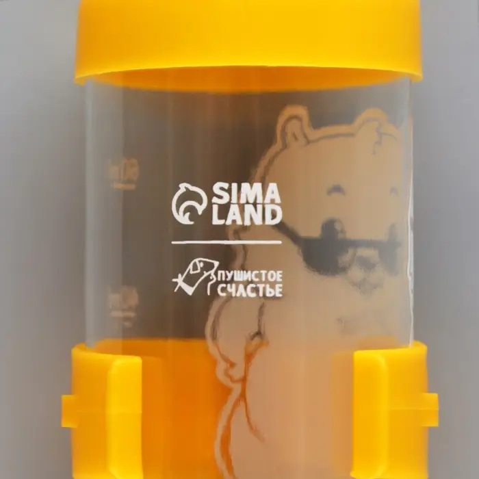 Поилка для грызунов 80 мл, 9&times;4.5 см, микс цветов