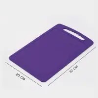 Доска разделочная Альт-Пласт, 32&times;20 см, пластик, МИКС
