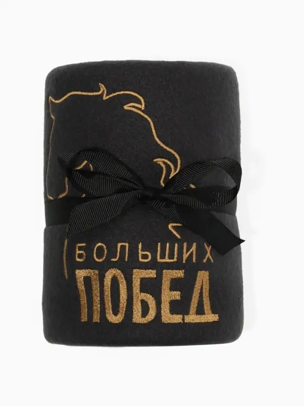 Набор подарочный  Набор подарочный "Больших побед" плед, перчатки и аксессуары