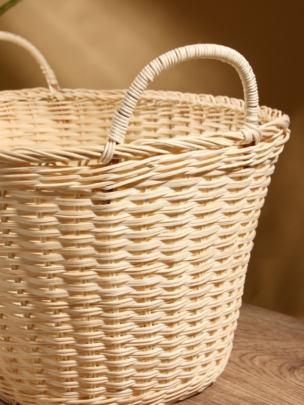 Корзина для белья, 46х36х32 см, ротанг