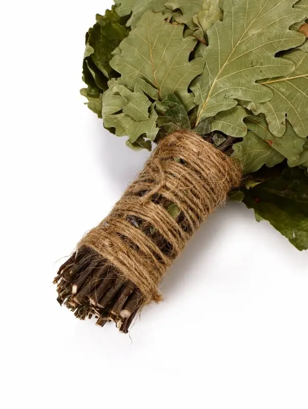 Веник для бани &laquo;Лавандовый прованс&raquo;, дубовый, с лавандой