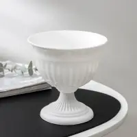 Вазон для цветов &laquo;Венеция&raquo;, 600 мл, d=14 см, h=14 см, пластиковый, белый