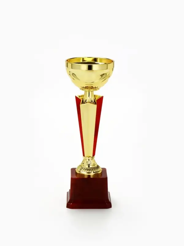 Кубок 196С, наградная фигура, золото, подставка пластик, 23.6&times;7.5&times;7.5 см
