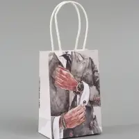 Пакет подарочный &laquo;Мужской&raquo;, 10 х 15 х 6 см