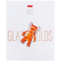 Тетрадь 48л лин "Glass molds", пласт обл с печатью, бл офсет 60-65г/м², 5В МИКС