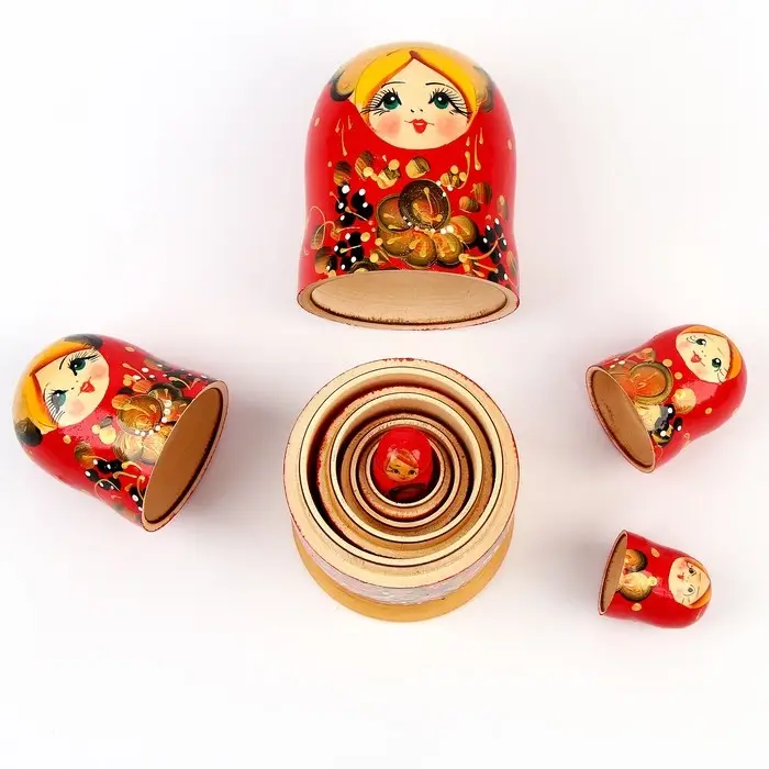 Матрёшка 5 в 1 большая, МИКС Матрёшка 5 в 1 большая, МИКС