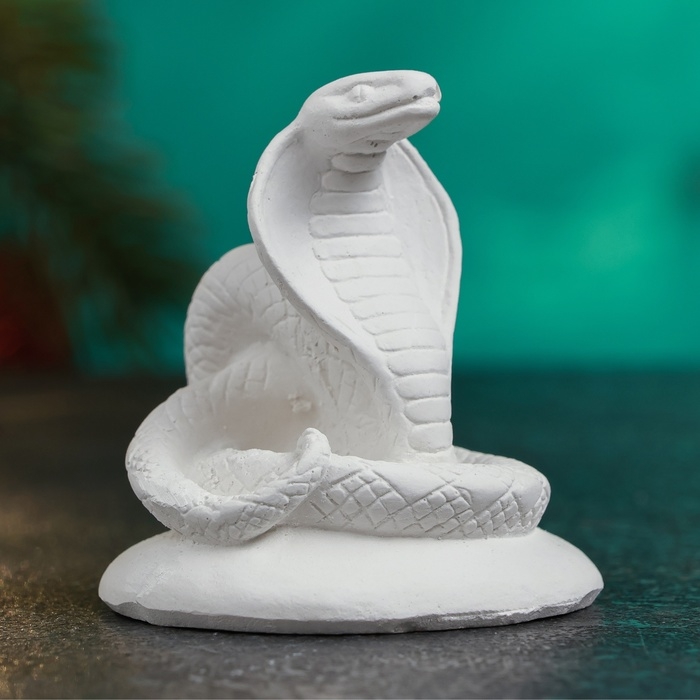 Новый год. Символ 2025. Фигура для раскраски  Новый год. Символ 2025. Фигура для раскраски "Змея Кобра" 5х5см