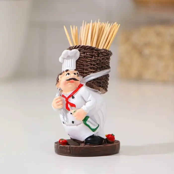 Подставка для зубочисток Доляна «Веселый повар» Подставка для зубочисток Доляна «Веселый повар»